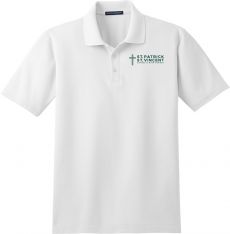 Port Authority Stain Resistant Polo, White